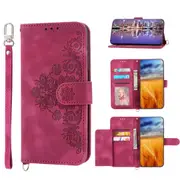 MCC For Samsung Galaxy S20 Ultra Wallet Case Cover Extra Card Slots w/ Strap G988 [Red]