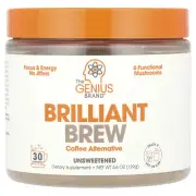 Brilliant Brew, Coffee Alternative, Unsweeted, 4.6 oz (129 g)