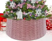 28in Tree Collar for 7.5-9 ft Tree, Christmas Tree Decorations for Artificial...
