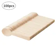 Mini Wooden Ice Cream Spoons Disposable Dessert Scoops Wedding Party Tableware