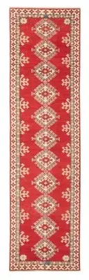 Vintage Hand-knotted Runner Rug 2'6" x 9'7" Traditional Wool Carpet