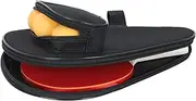 Pong Paddle Case - Racket Bag, Paddle Pouch | Table Tennis Paddle Storage with Ball Holder, Waterproof Zipper Case Organizer for 2 Rackets, Compact and Lightweight Tennis Paddle Cover