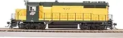 Broadway Limited 8891 EMD GP35, CNW 833, Green & Yellow, Paragon4 Sound/DC/DCC, HO Scale