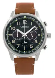Citizen Eco-Drive Chronograph Green Dial 100M Men's Watch CA4420-21X