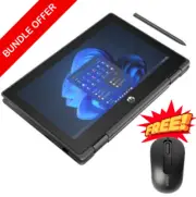 HP ProBook x360 G10 Fortis 11" TS 2-in-1 Laptop + Rapoo M10 Plus Wireless Mouse