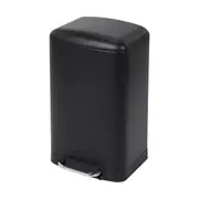 30L Rectangular Pedal Bin - Matte Black