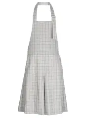 [COMME des GARCONS HOMME PLUS] 馬海毛格紋連身褲