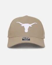 [47 Brand] 47 Brand Texas Longhorns 47 Mvp Dt Snapback Khaki/white - Size ONE ONE Khaki/White