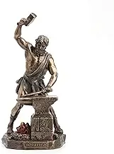 Veronese Design Resin Statues Hephaestus Greek God of Fire and Forge Bronze Finished Statue 4 X 8.5 X 4 Inches Bronze