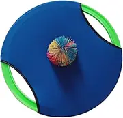 KICHOUSE 1pc Trampoline Ball Game Kid Trampoline Toys for for Out Door Toys Trampoline Paddle Ball Adukt Toys Trampoline Flying Dish Children's Toys Blue