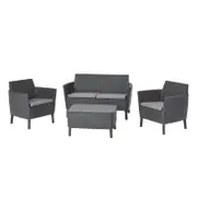 Keter Salemo Lounge Set With Storage Table