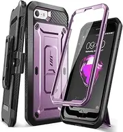 SUPCASE for iPhone SE 3rd Generation/iPhone SE 2nd Generation/iPhone 7/ iPhone 8 Case (Unicorn Beetle Pro), with Screen Protector & Stand & Holster Rugged Phone Case for Apple iPhone SE, Purple