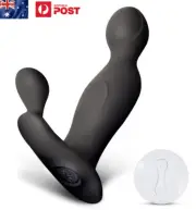 Prostate Massager Vibrating Male Anal Butt Plug Remote Control Sex Toy