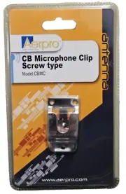 CBMC UHF/CB Microphone Clip MC Screw Type Mic Clip + Screws Aerpro