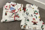 BNWT Peter Alexander 2021 Christmas White Snoopy Summer Set - SIZE 6 Kids