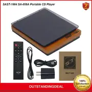 SAST-1984 SA-058A Portable CD Player Retro Bluetooth CD Player + Remote Control