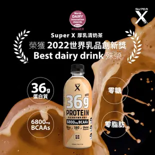 SuperX頂級分離乳清蛋白飲450ml(奶茶風味）_好市多購入