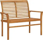Garden Bench 112 cm Solid Teak Wood