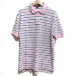 POLO RALPH LAUREN PINK GREEN A N O H R POLO衫 襯衫 黃色 綠色 尺寸L  D