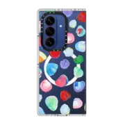 Galaxy Z Fold7 Clear Magnetic Case Clear Rainbow Oysters