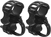 2Pcs Lightweight Cane Holder for Wheelchair Walker Durable Cane Rack Storage Bracket for Elderly Mobility Scooters Practical and Portable Wheelchair Accessory