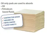 ChemTex Oil Only Dimpled Meltblown Pads, Heavy Weight - (DP12W)