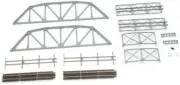 Atlas 2071 N Scale Code 55 Truss Bridge Kit (Silver) New Free Shipping