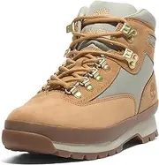 [Timberland] Men's Euro Hiker Leather Hiking Boot - Brown, Wheat Nubuck, 8
