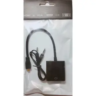 含稅開發票限時特價穩定版 Micro HDMI轉VGA帶音源 Micro HDMI TO VGA 1080P 筆電轉接