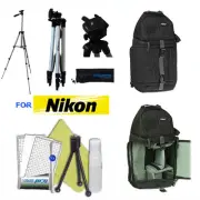 LIGHTWEIGHT 50" PHOTO TRIPOD + BACKPACK CARRYING CASE FOR NIKON DSLR CAMERAS