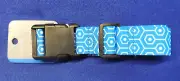 1pc Luggage Strap Adjustable Secure Travel Baggage Suitcase Blue & White New