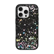 iPhone 16 Pro Impact Case Pastel Confetti Explosion Transparent