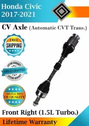 OE Front Right CV Axle For 2017-2021 Honda Civic Automatic CVT Trans. Lifetime W (for: Honda)