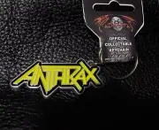 ANTHRAX OFFICIAL KEYCHAIN ( LOGO ) METAL KEY RING
