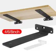 Right Angle Shelf Support Space Saving Shelf Furniture Holder Home Kitchen