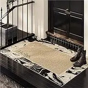 Heavy Duty Front Door Mat, Absorbent Muddy Dirt Resists Welcome Door Mats Outdoor Indoor