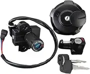 Ignition Key Switches for XR650 XR650L 1993-2017 35010-MY6-680 35010-MY6-L40 Ignition Switch Fuel Gas Cap Seat Lock Key Kit Ignition Barrel Key Switch