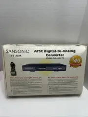 Sansonic Model FT-300A Digital to Analog Converter Box w/Remote! NEW