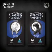 Strangers in Paradise: Limited Edition Francine & Katchoo enamel pin set!