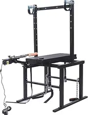 HGDTYRI 2 In 1 Sex Chair+Sex Machine SM Bondage Massage Chair Sex Furniture With Handcuffs Ankle Cuffs BDSM Restraints Toys For Men Women Couples