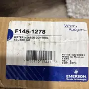 Sears White-Rodgers F145-1278 Water Heater Control for Thermostat Replacement