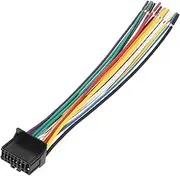 X AUTOHAUX Car Stereo CD Player Wiring Harness Wire Radio Adapter Install Plug 16 Pins for Pioneer 2003