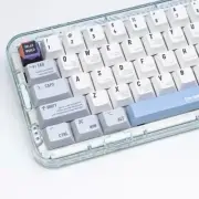 143 Keys/Set Cherry Profile Key Caps PBT Programmer DYE-SUB DIY Custom White Key