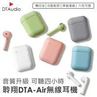 在飛比找PChome24h購物優惠-DTA-AIR雙耳無線藍芽耳機 通過NCC國家認證-安卓蘋果