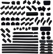 LAMPVPATH 80 PCS Computer Laptop and Motherboard Anti-dust Plugs, 25 Types of Port Anti-dust Covers Stoppers for Computer Laptop and Motherboard - DO NOT Fit MacBook