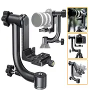 Professional Panoramic Gimbal Head Heavy Duty Metal Up to 20KG/44LBS