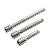 Sleeve Wrench Extender Bar Silver Wrench Ratchet Socket Rustproof 1/4 Inch
