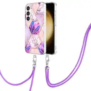 YB IMD Series-5 For Samsung Galaxy S24+ Cell Phone Case Electroplating TPU IML IMD Back Shell Cover