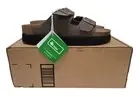 BIRKENSTOCK Arizona Platform Sandal Women Size 10 41 Mocha Vegan Papillio Slide