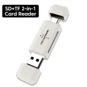 Type C SD TF Card Reader 2 in 1 USB 2.0 Card Reader for PC Laptop Accessories Hi